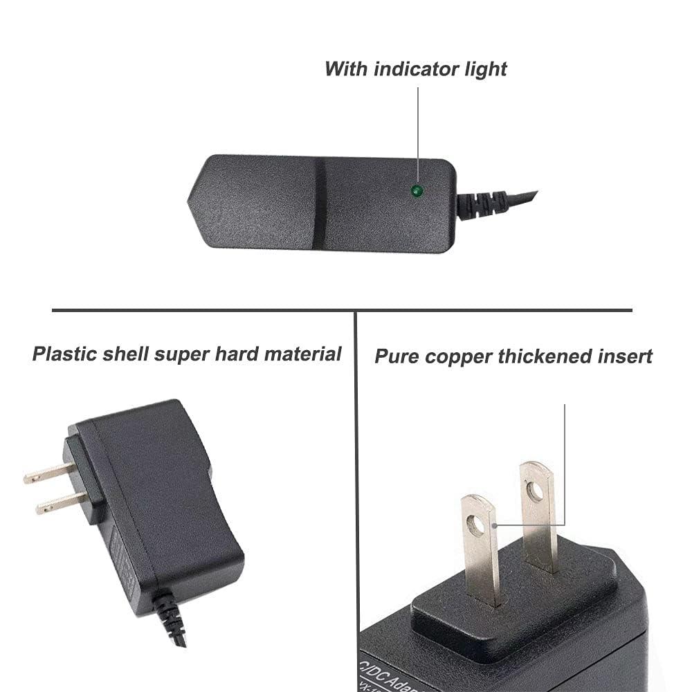 LOXIGIOER AC Charger Fit for Fairywill Sonic Electric Toothbrush: FW-917 SG-508 FW-508 FW-507 FW508 FW507 D1 D3 D7 D8 E6 E10 E11 P11 Plus Pro Power Supply Adapter Cord