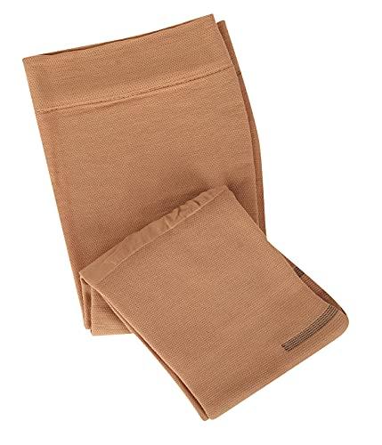 Medtex Medtex Maternity Compression Socks for expecting women, pregnant women for varicose veins,DVT,Helps to Reduces swelling and leg pain,Open toe,Beige (Nylon, XL)