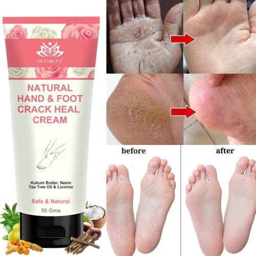 INTIMIFY INTIMIFY Foot Cream for Cracked Heels, Foot Cream For Dry Feet, Foot Crack Cream For Women & Men 50 gm (Pack of 1)