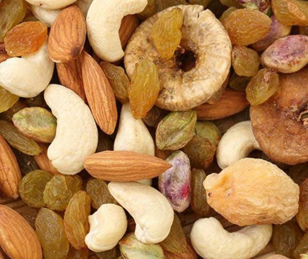 Nature Prime Nature Prime 100% Natural Premium Mix Dry Fruits 1kg with Almonds | Cashew | Kishmish | Apricot | Black Raisins | Dried Kiwi | Nuts and Dry Fruits 1 Kg (Jar pack)
