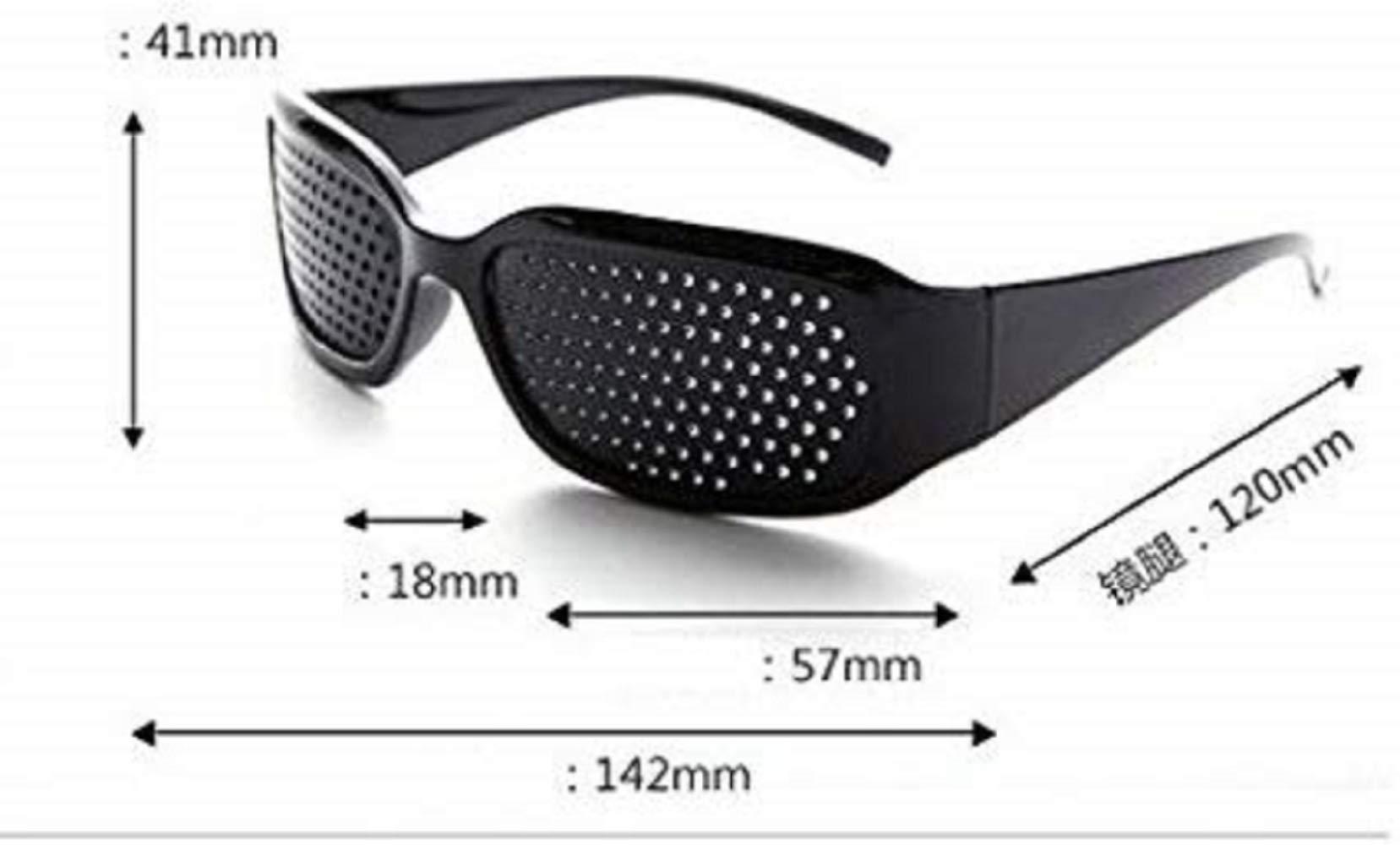 Digital Shoppy Digital Shoppy 3 Styles Unisex Pinhole Glasses Eye Exercise Eyesight Improve Natural Healing Eyeglasses (P3)