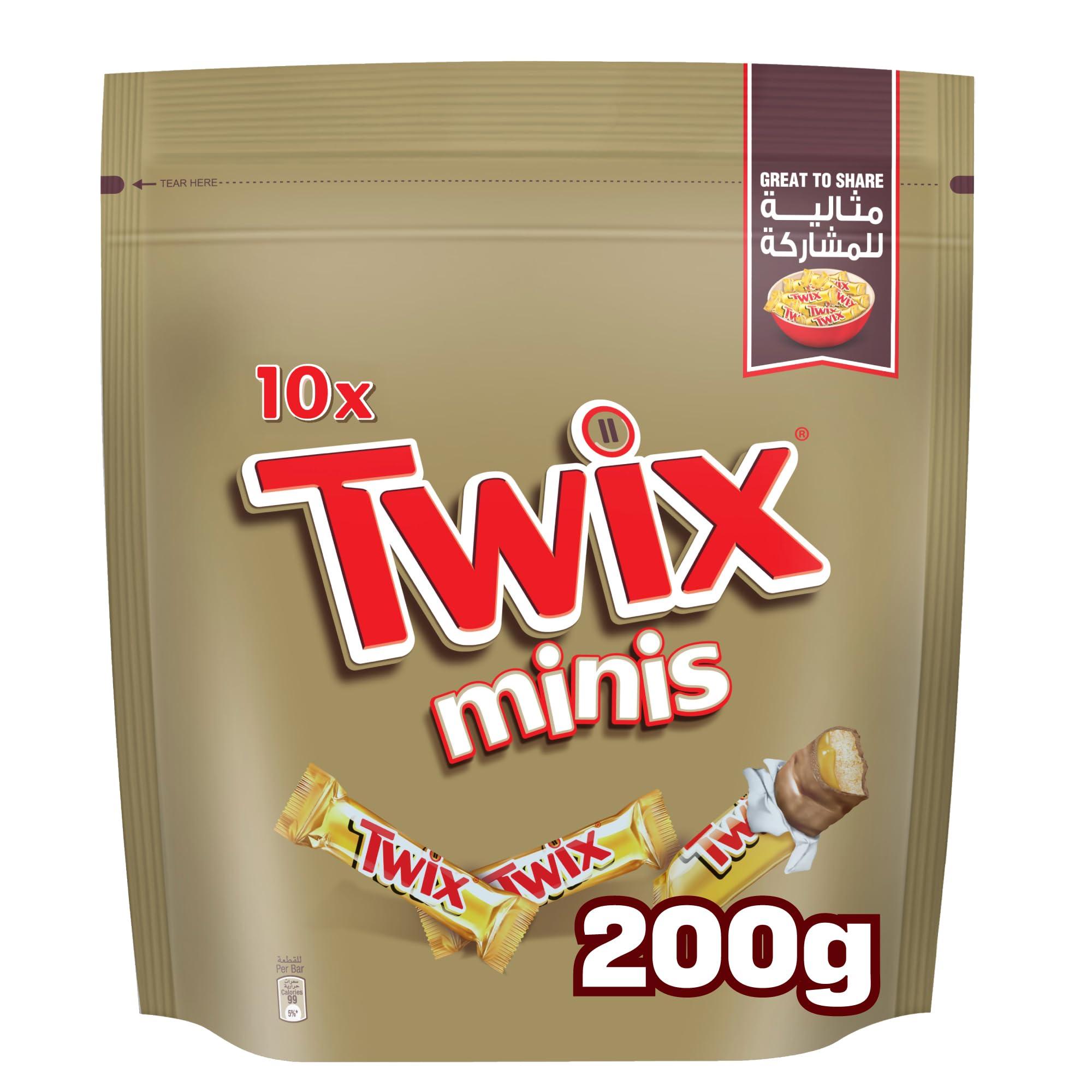 Twix Twix Minis 10 Bars 200 Grams
