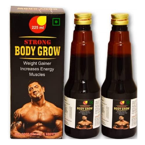 Afflatus Afflatus Herbal Strong Body Grow Tonic || Appetite Booster || Weight Gain & Body Growth Formula- (2 x 225ml)