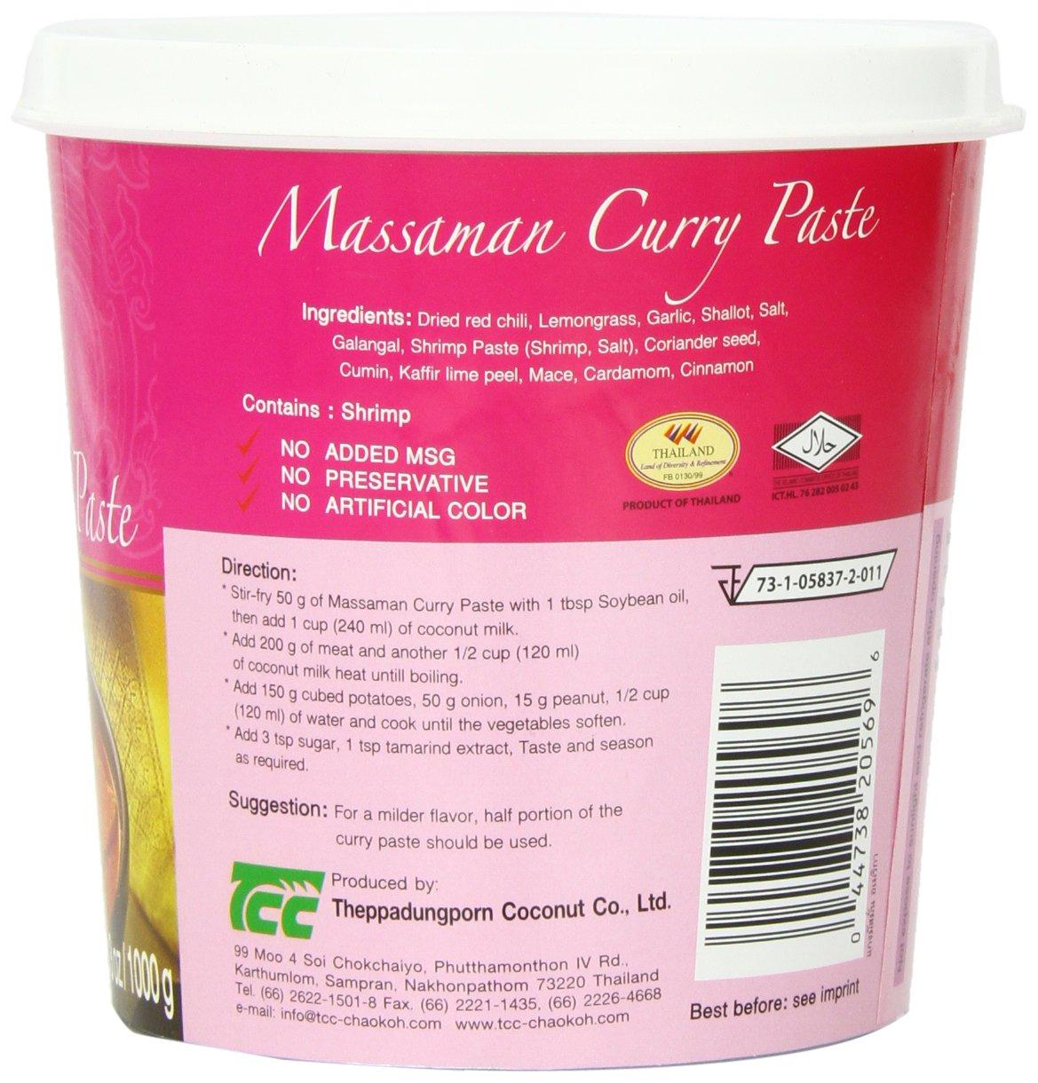 Mae Ploy Mae Ploy Massaman Curry Paste, 35.27 oz / 2.2 lbs / 1 Kg