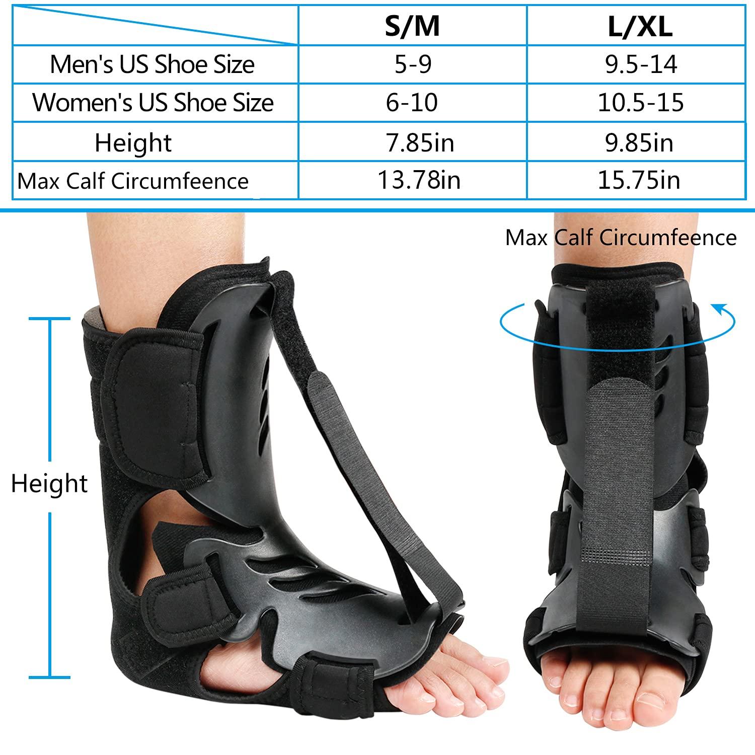 OneBrace OneBrace Plantar Fasciitis Night Splint - Adjustable Dorsal Night Splint for Plantar Fasciitis - Pain Relief Heel Pain, Achilles Tendinitis and Foot Drop