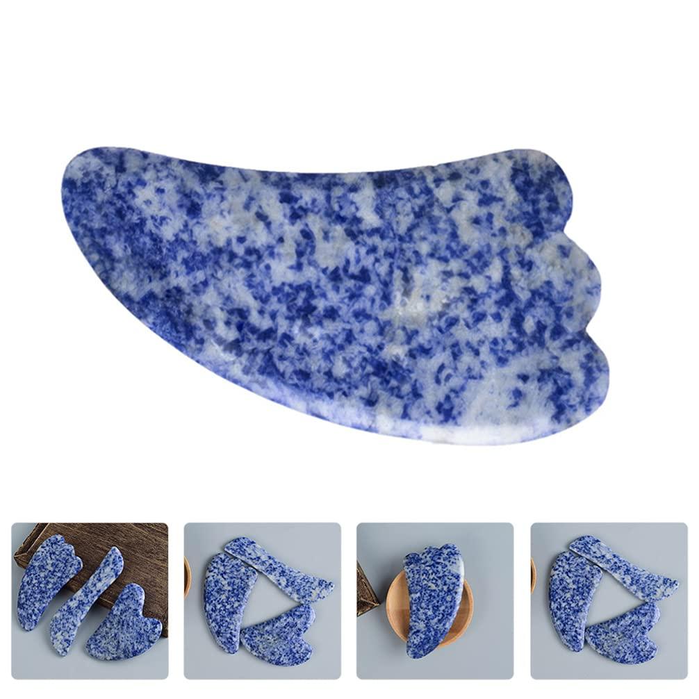 FOMIYES FOMIYES Jade Face Massager Jade Scraping Massage Quartz Face Massage Tool Anti- Aging Skincare Board for Face Body SPA Acupuncture Treatment Facial Lifting Tightening