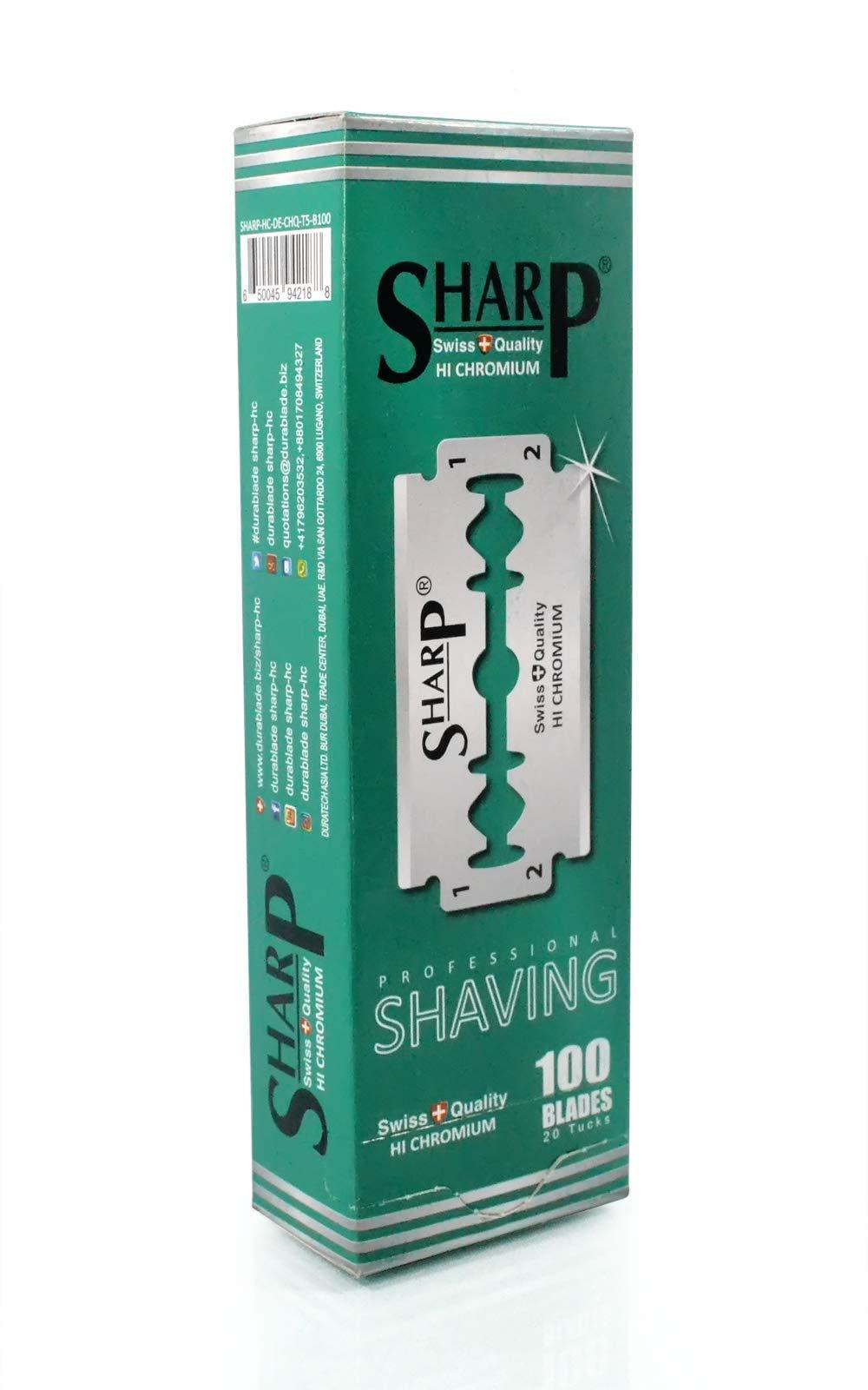 Durablade 100 Sharp Hi Chromium Double Edge Razor Blades