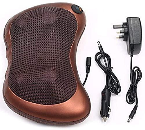 GETZET GETZET Car Massager Electric Pillow Personal Back Pain Relief, Neck Back Massager Full Body Anti-Stress Pain Relief Massager Pillow with 8 Ball For Home Office.