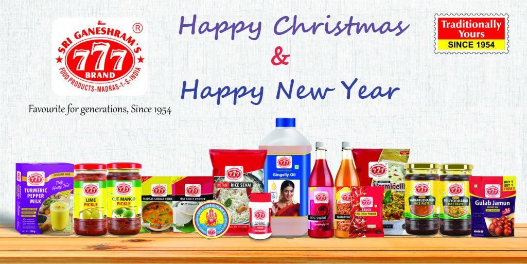 777 777 Appalam No.1 (Dia)- 300g (Pack of 3)