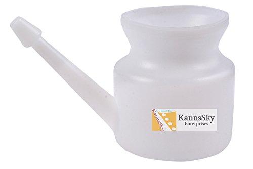 KannsSky KannsSky Plastic Jala Neti Pot - 500 Ml (Milky)