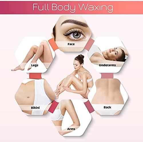 LEGORATE Legorate Rose Pink Hard Wax Beads All Purpose Painless Hair Removal Stripless Wax 200 GM (Pink))