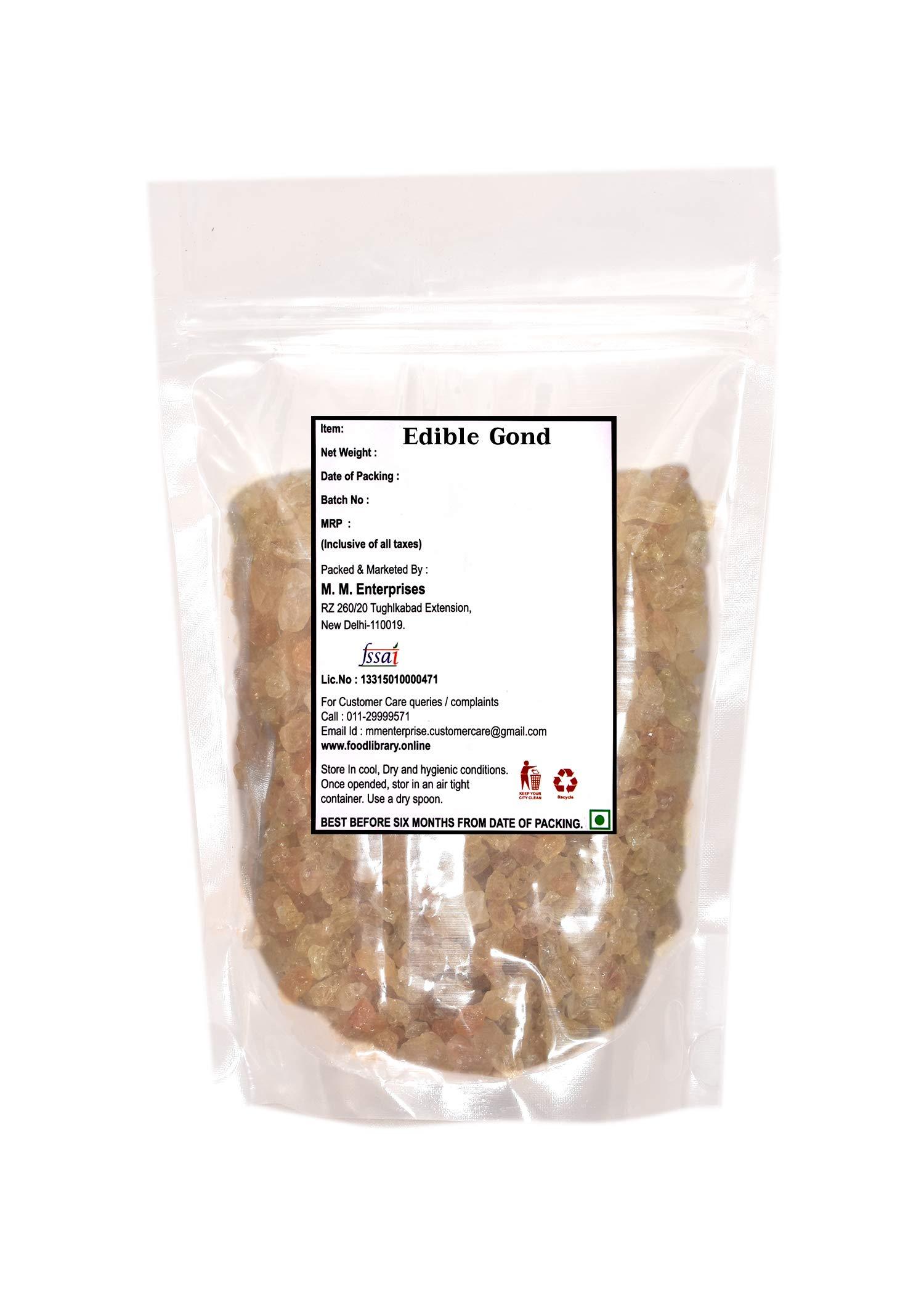 FOOD LIBRARY THE MAGIC OF NATURE Food Library Edible Gum/ Gond/ Gondh, 200g