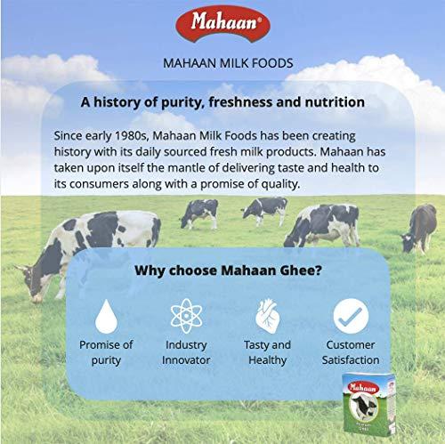 Mahaan Mahaan Pure Desi Ghee 1 Litre Pack (Agmark Certified)
