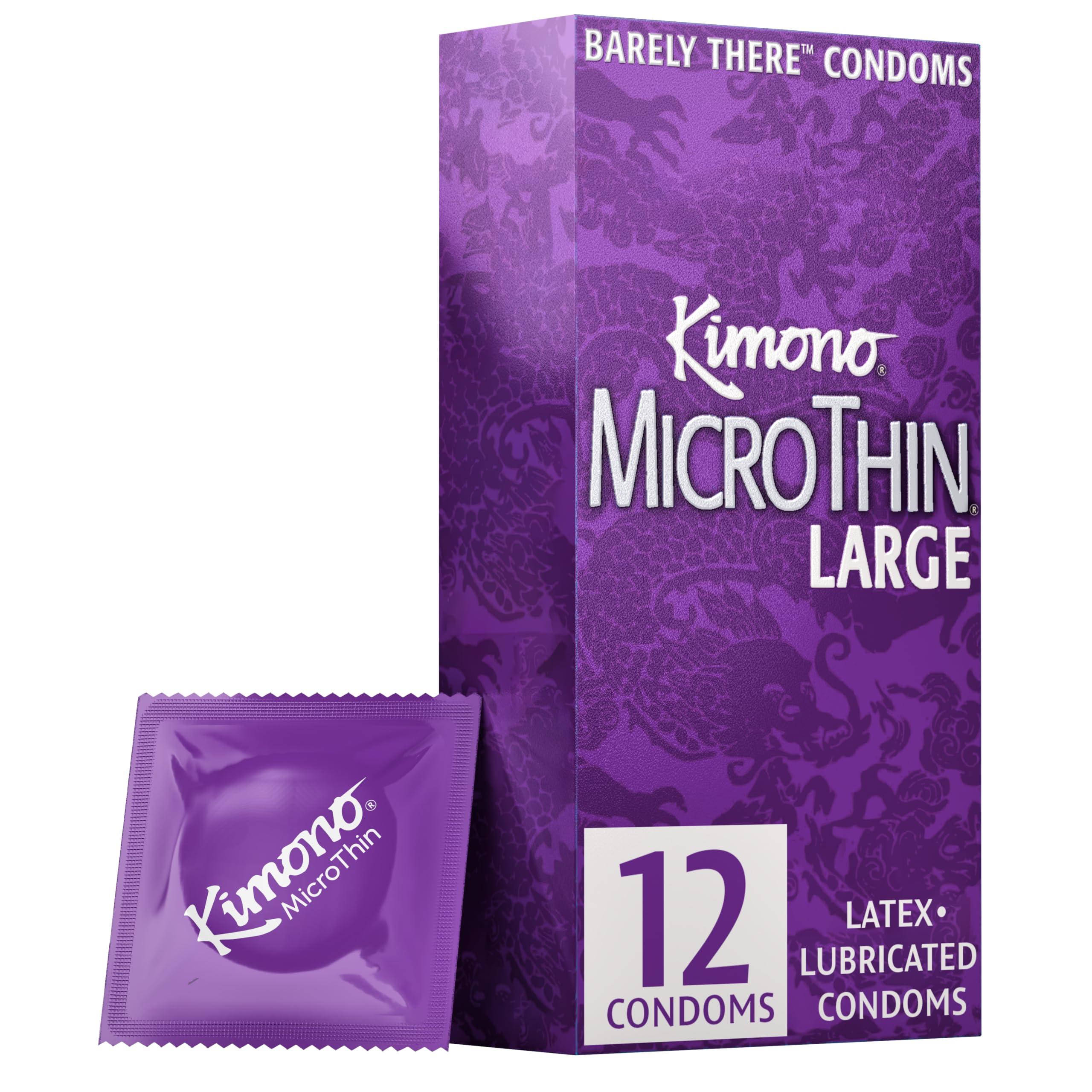 Kimono Mayer Laboratories Kimono MicroThin Condoms, Large Size 12 CT