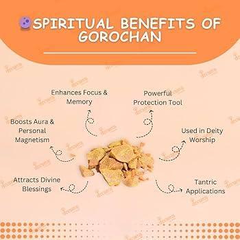 Generic Gorojanam- Gorochan- Gorochar- Gorojan- Vashikaran- Pooja Gorojanam Powder- 1pcs- Dhanvant Herbal Shop
