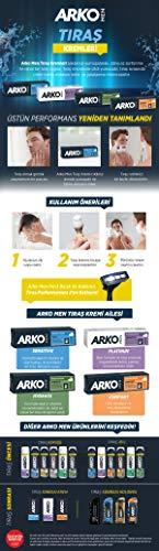 Arko Arko Shaving Cream, Moist, 6 Ounce