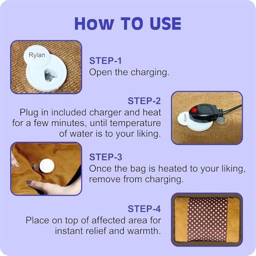 TEKCOOL TEKCOOL heating bag, hot water bags for pain relief, heating bag electric, Heating Pad-Heat Pouch Hot Water Bottle Bag, Electric Hot Water Bag,Heating Pad For Pain Relief