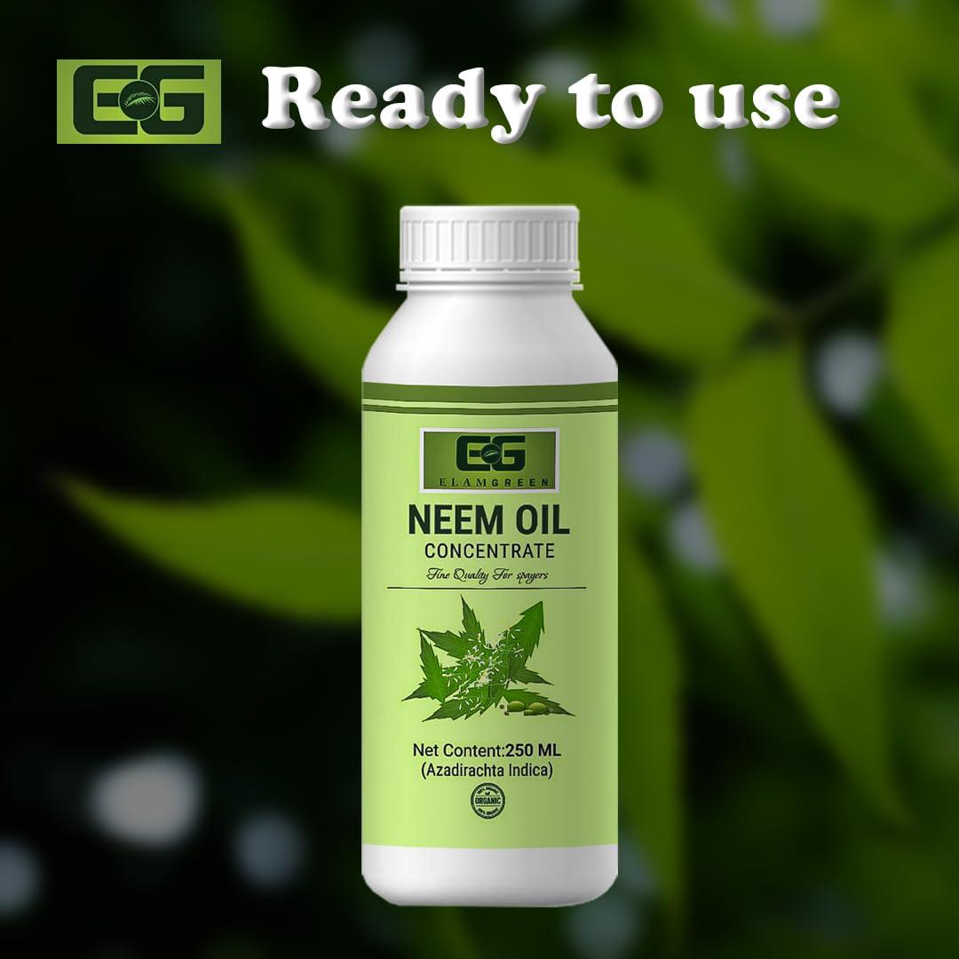 EG ELAMGREEN Elamgreen Organic Cold Pressed Neem Oil, 100 ml - Pack of 2