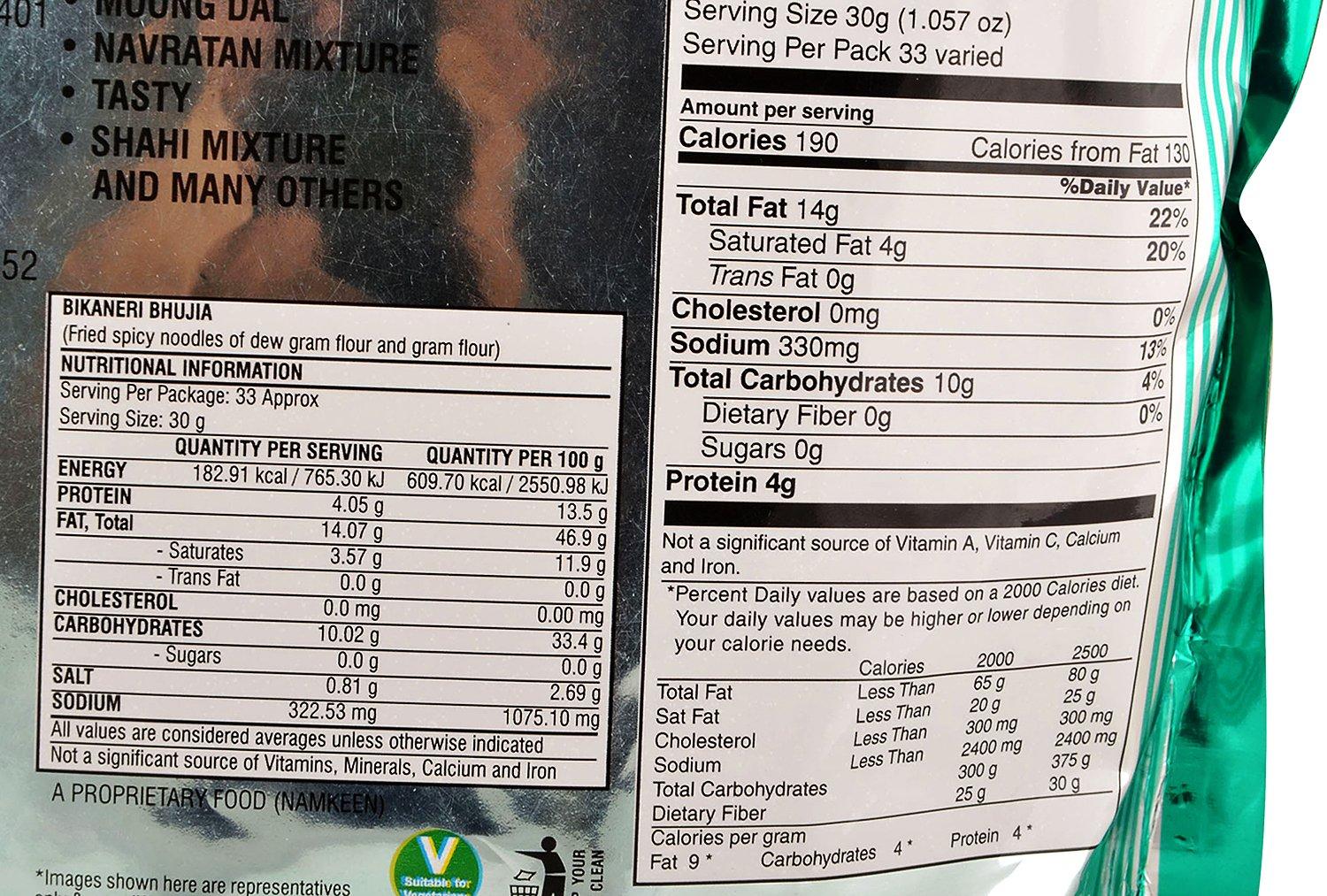 BIKANO Bikano Snacks - Bikaneri Bhujia, 1kg Pack