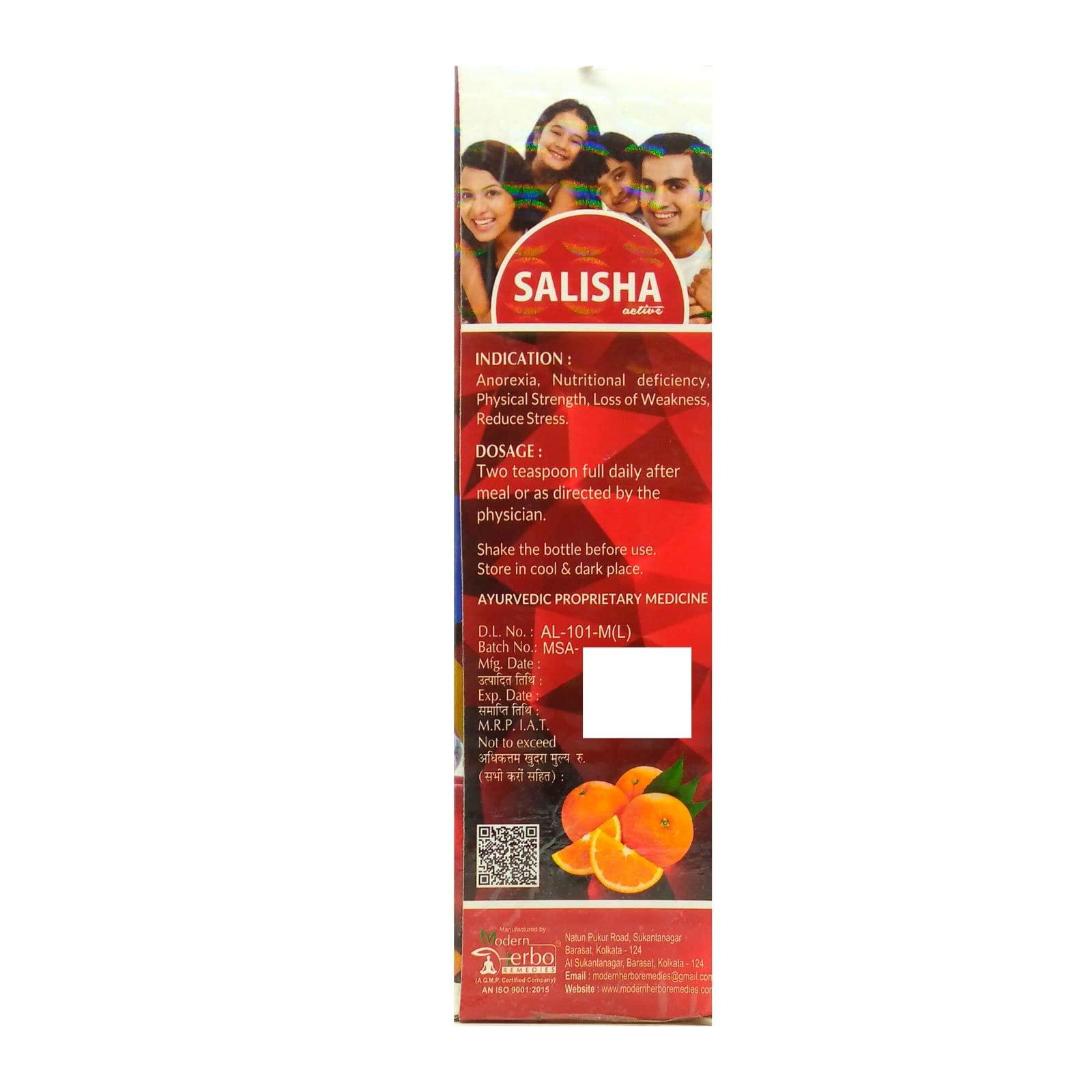 HERBSHD Ayurvedic Salisha Active Syrup For Good health | improove immunity |