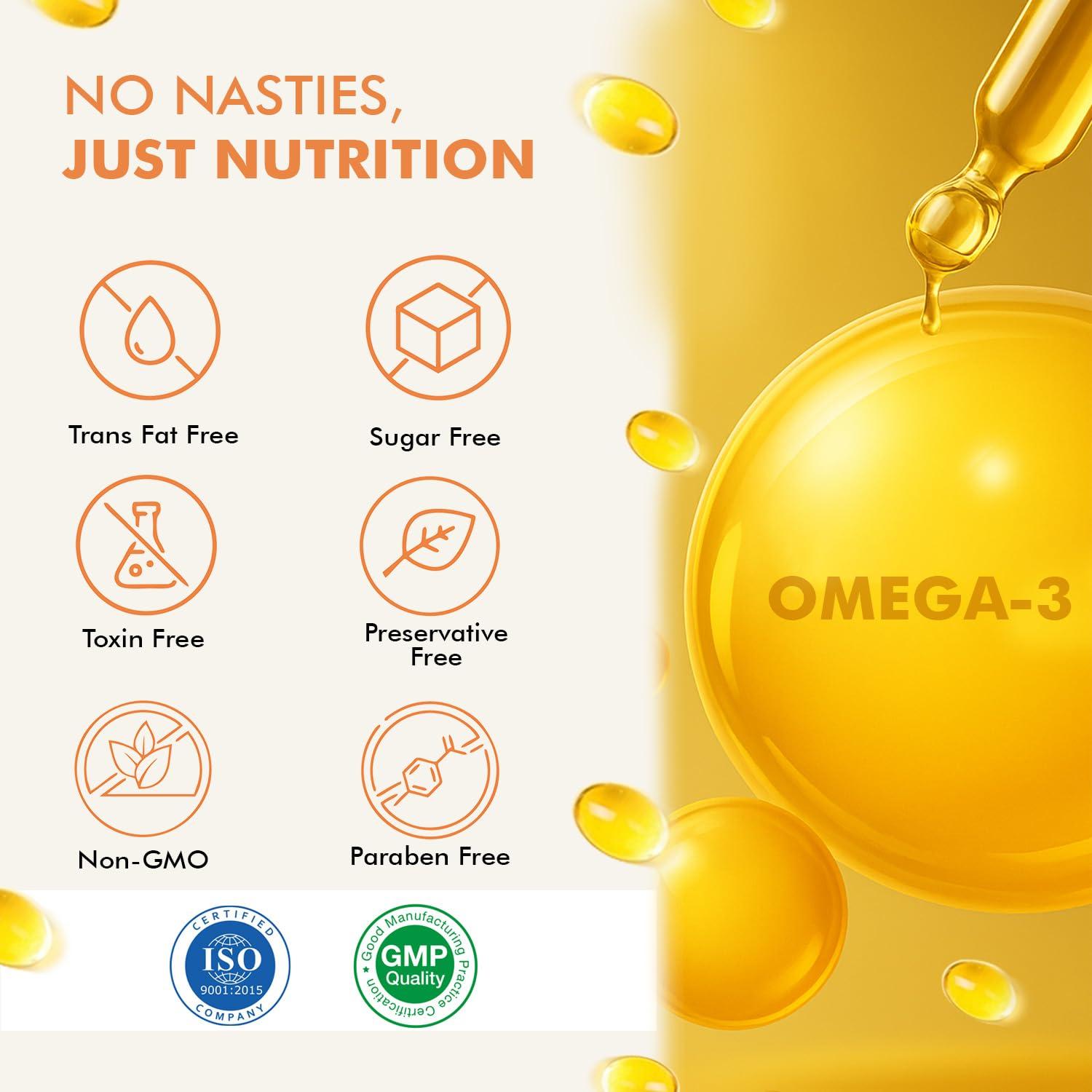 Dr. Morepen Dr. Morepen COD Liver Oil Capsules Omega 3, Natural EPA & DHA | UltraPure & Finest COD Fish 200 Softgels (Pack of 2)