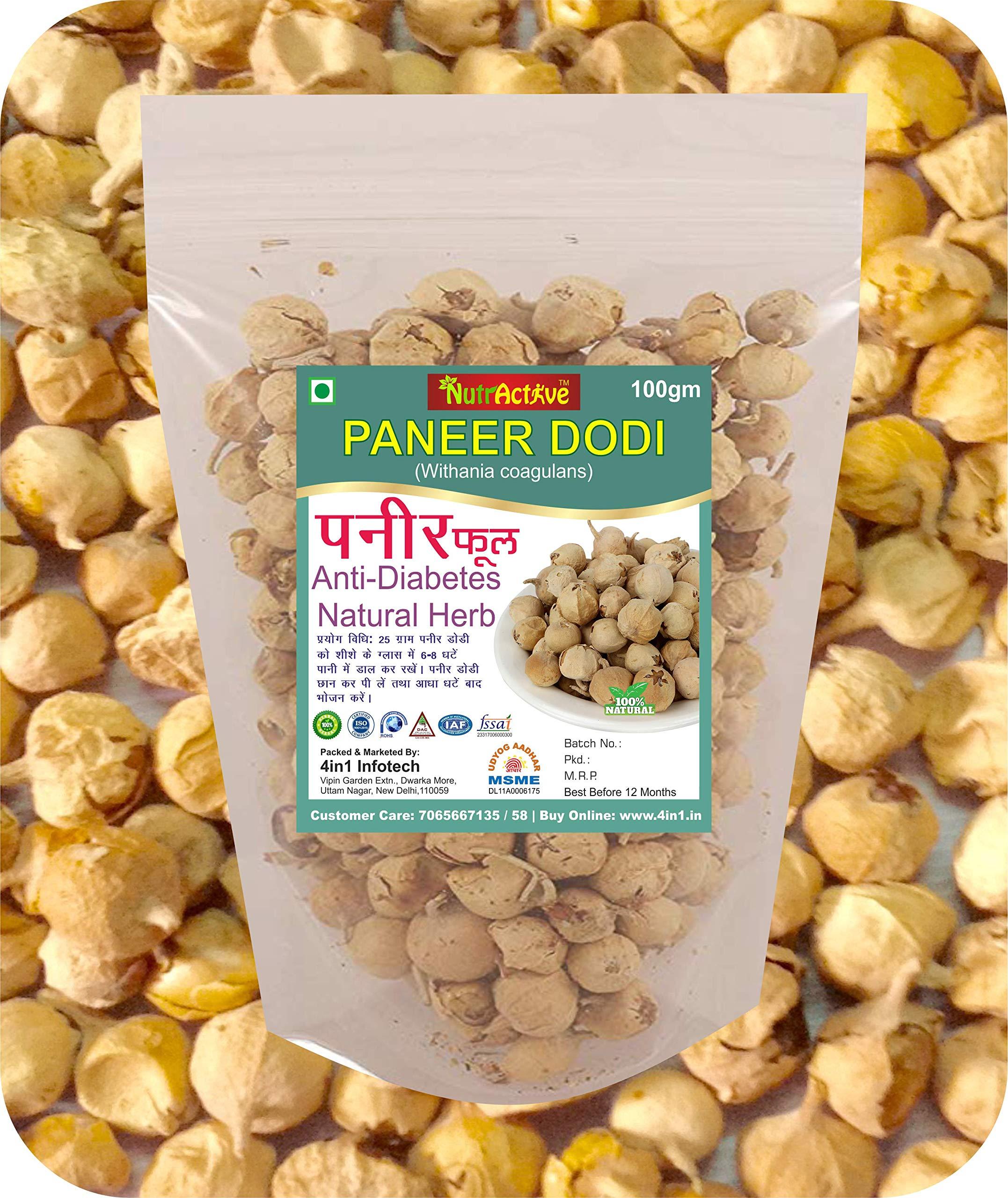 NutrActive Nutractive Paneer Dodi/Paneer Doda - 100 gm