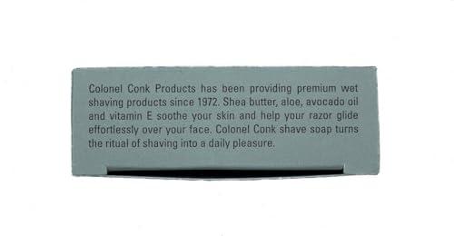 Colonel Conk Colonel Ichabod Conk Amber Glycerine Bar Shave Soap 2.25 Oz.