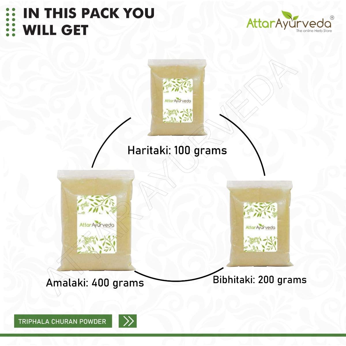 ATTAR AYURVEDA Attar Ayurveda Triphala Churan Powder (Ratio 1:2:4) - 700 grams