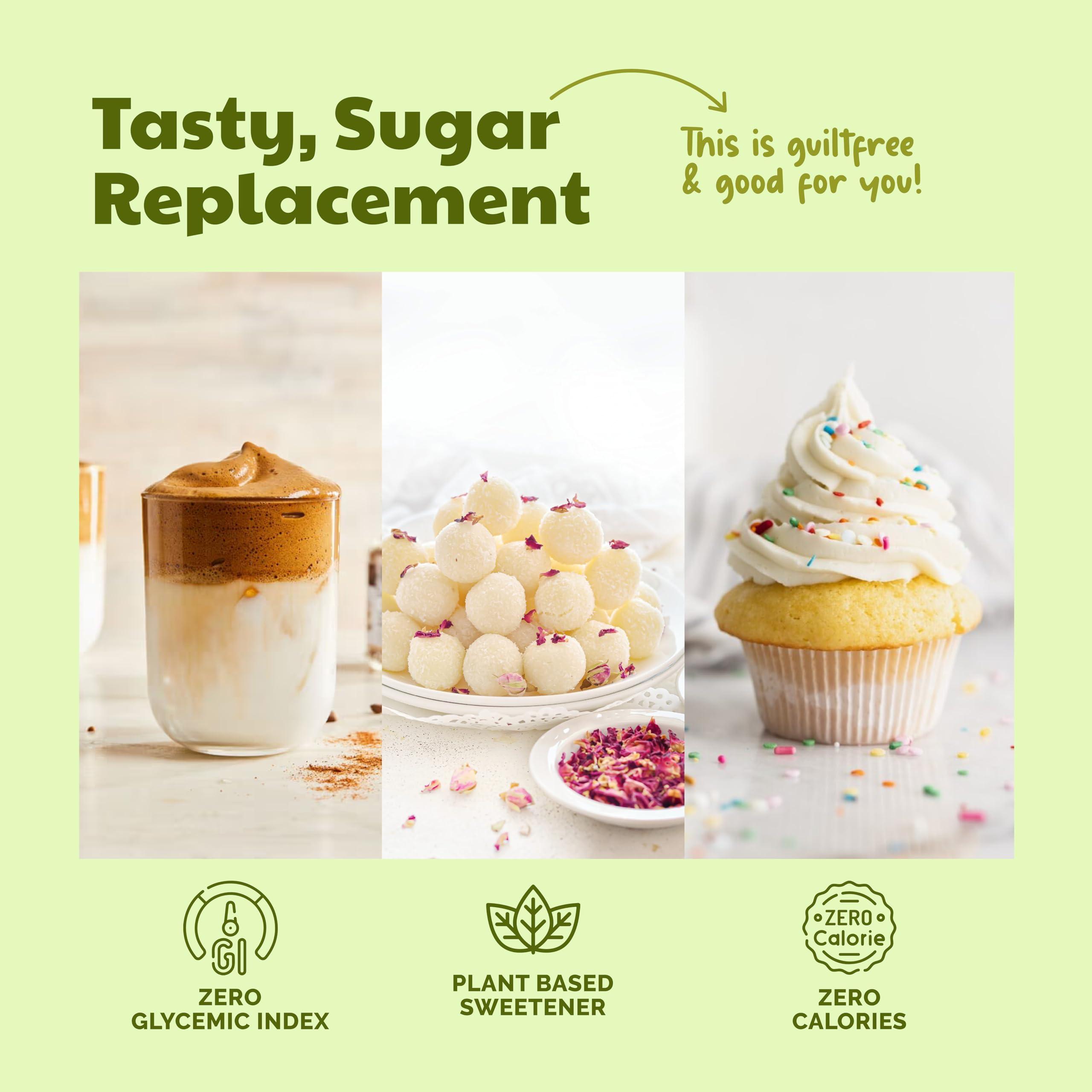 Sweetmate Sweetmate Stevia Sachets 600 (100 Sachets x Pack 6) Servings 100% Sugar Free Vegan Keto Friendly Natural Diabetic Friendly Plant-Based Sweetener Powder with Zero Stevia leaves Powder