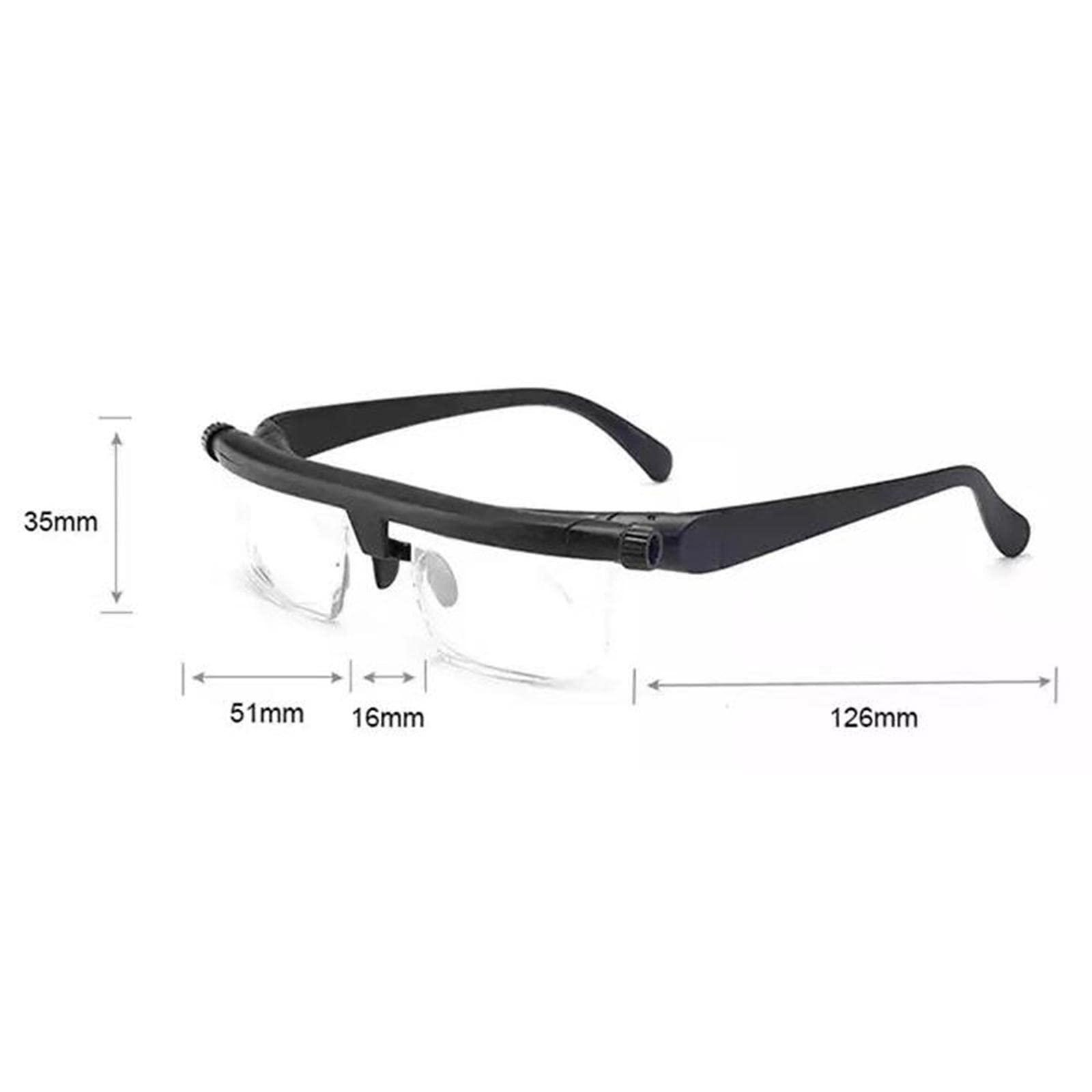 SAZ DEKOR SAZ DEKOR 1Pair Dial Adjustable Focus Eyeglasses Glasses For Reading Distance Vision