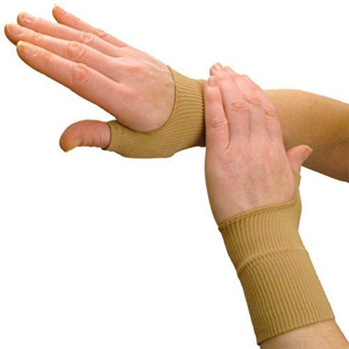 wowobjects WowObjects 1 Pair Beige Color Arthritis Gloves Medical Wrist Thumbs Hands Splint Support Brace Stabiliser Arthritis