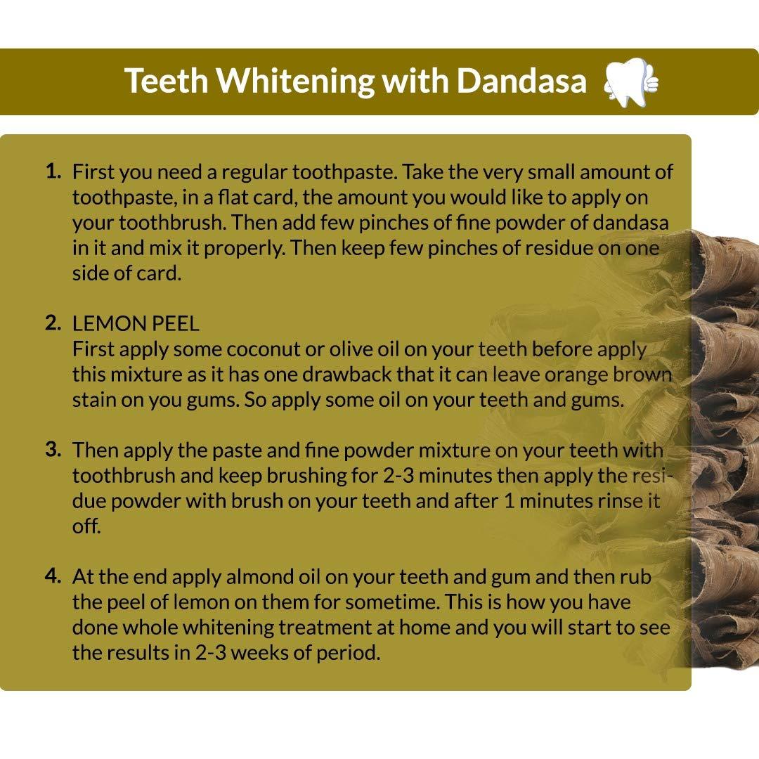 LEANBEING LEANBEING Herbaveda- Organic Dandasa 200 Grams|Datoon Juglans|Walnut Tree Bark|Helps In Teeth Whitening