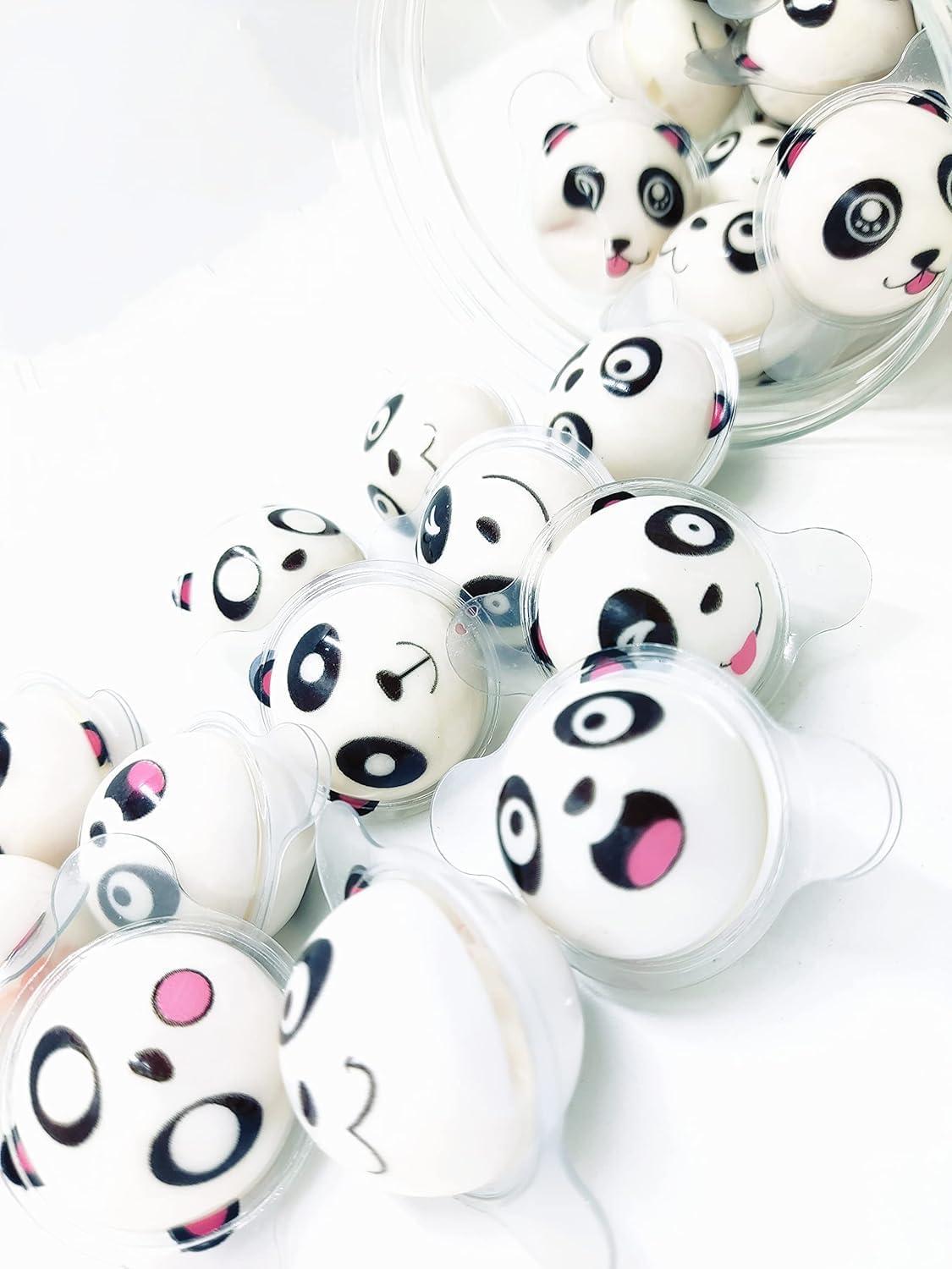Rovan 3D Bursting Ball Rovan 3D Bursting Milk Gummi Soft Juicy Candy Ball Each 10gm Pack Of 30 Pieces (Panda)