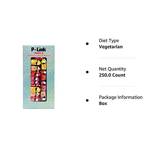 Parle Parle Kismi Assorted with Four Delecious Flavoured Elaichi, Kulfi, Rosemilk & Rajbhog 250+ Toffee or 1230gm