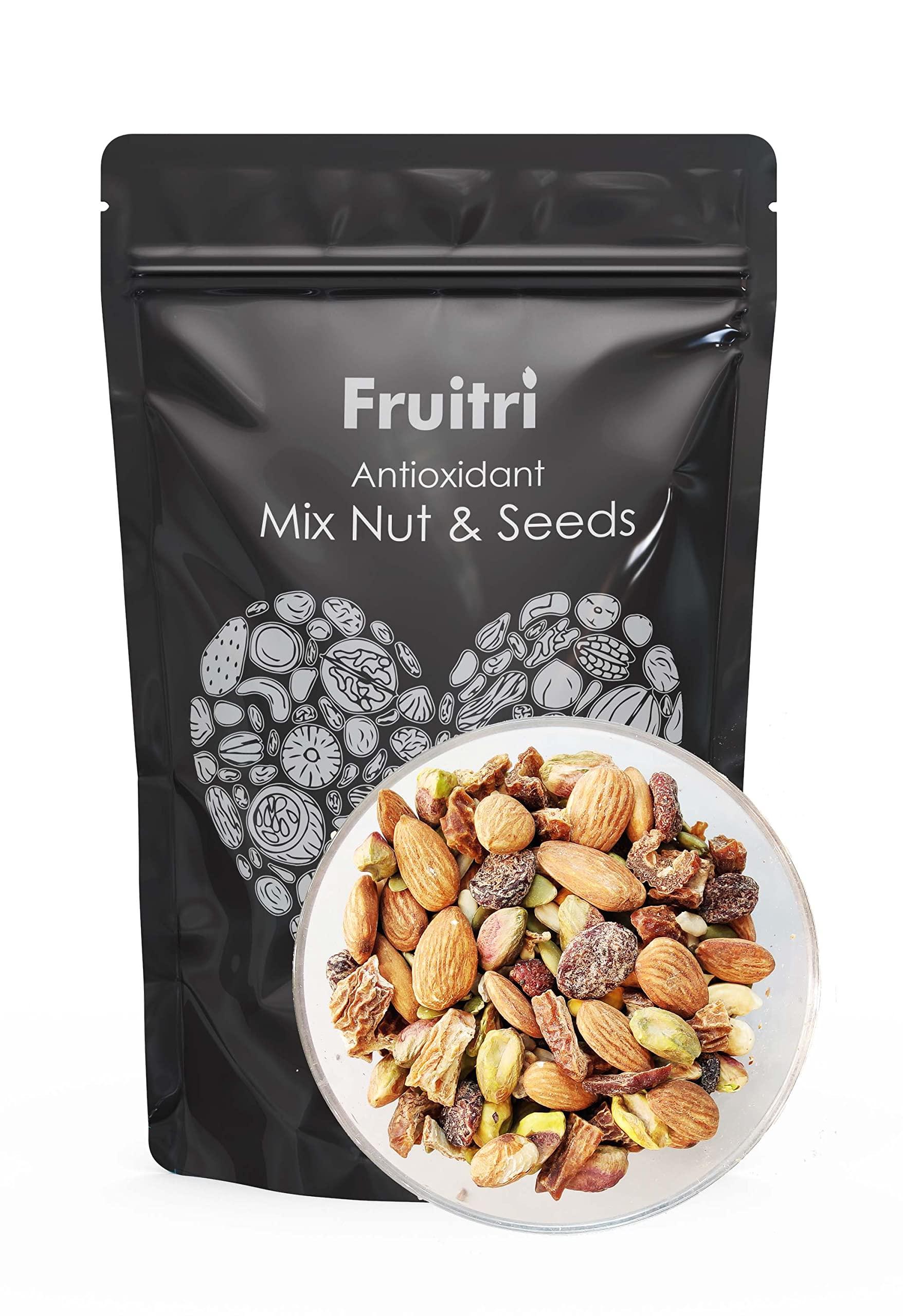 Fruitri Fruitri Antioxidant Nuts and Seeds Mix 200g, Seeds for eating, Super healthy mix dry fruits (Antioxidant Mix dry fruits)