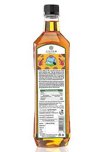 JIVIKA NATURALS JIVIKA NATURALS Cold Pressed Wood Pressed Safflower Oil (1 Litre)