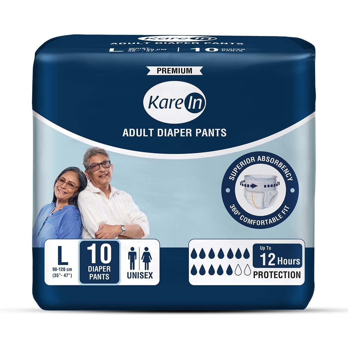 Kare In Kare In Large-XL Size Adult Pull Ups Pant Style Underwear 10Pcs / 1 Pack Diapers