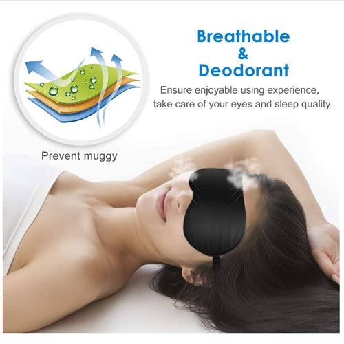 JEFlex JEFlex Natural Silk Sleep Mask Blindfold, Super-Smooth Eye Mask