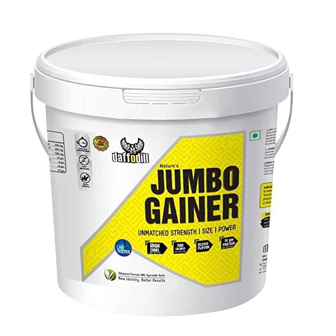 DAFFODILL HEALTHCARE JUMBO GAINER (UNMATCHED STRENGTH SIZE POWER) (CHOCOLATE, 6LBS)