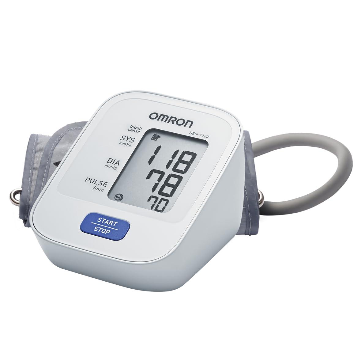Omron Omron HEM 7120 Fully Automatic Digital Blood Pressure Monitor With Intellisense Technology For Most Accurate Measurement - Arm Circumference (22-32Cm)