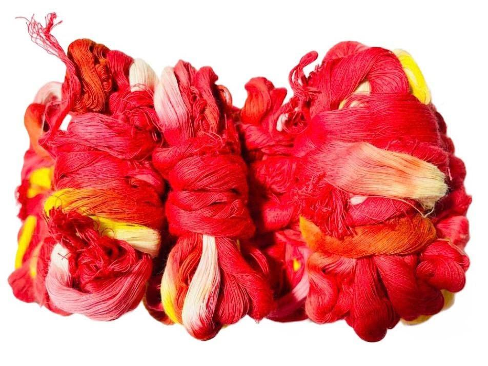 Generic Moli Dhaga Kalava, Hand Made Red Thread, Roll of 12 Kalava Mauli for Puja (115 gm)