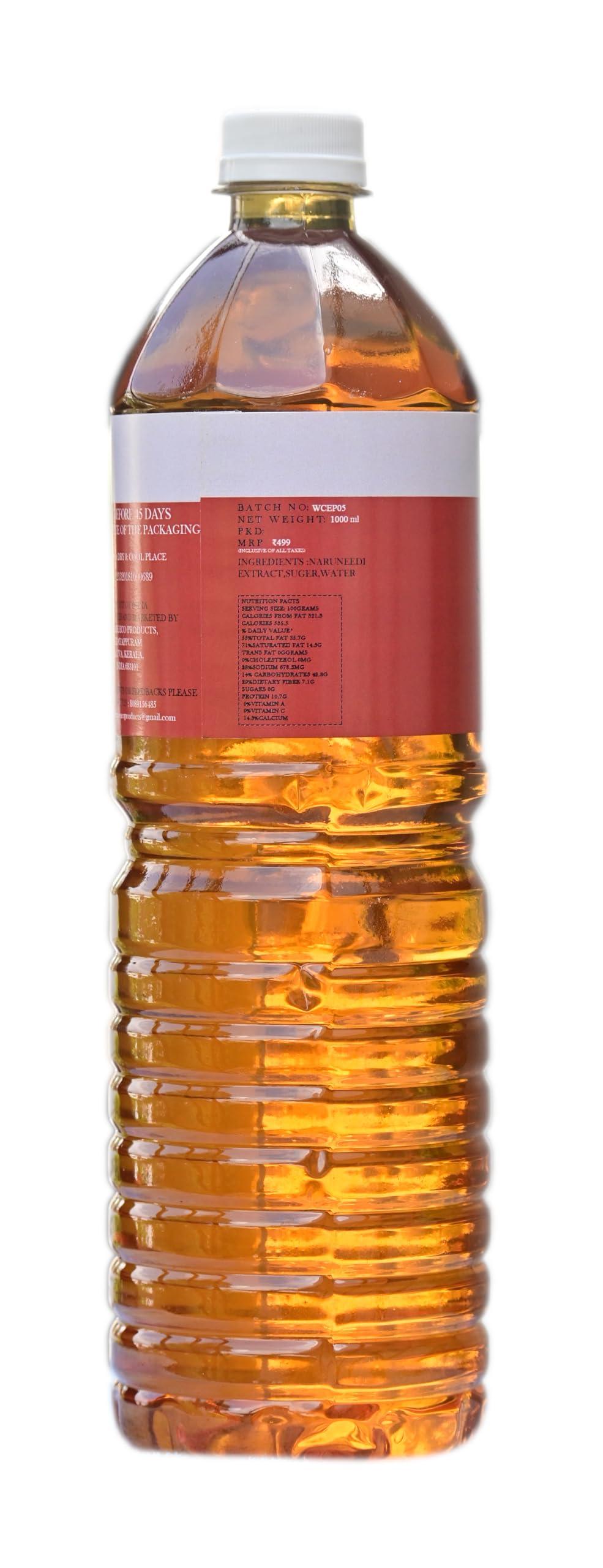 We Care Eco Products We Care Eco Products Nannari Sharbat | Kerala Sarbath | Naruneendi Sarbath | Natural Refreshing Drink Nanari Sarbath Syrup From Kerala (1000 ml)