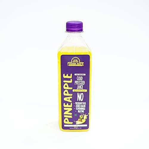 Farm Ripe Pineapple Cold Pressed Juice | No Added Sugar | 70% concentrate 30% juice | 100% Naturals | Rich In Vit C