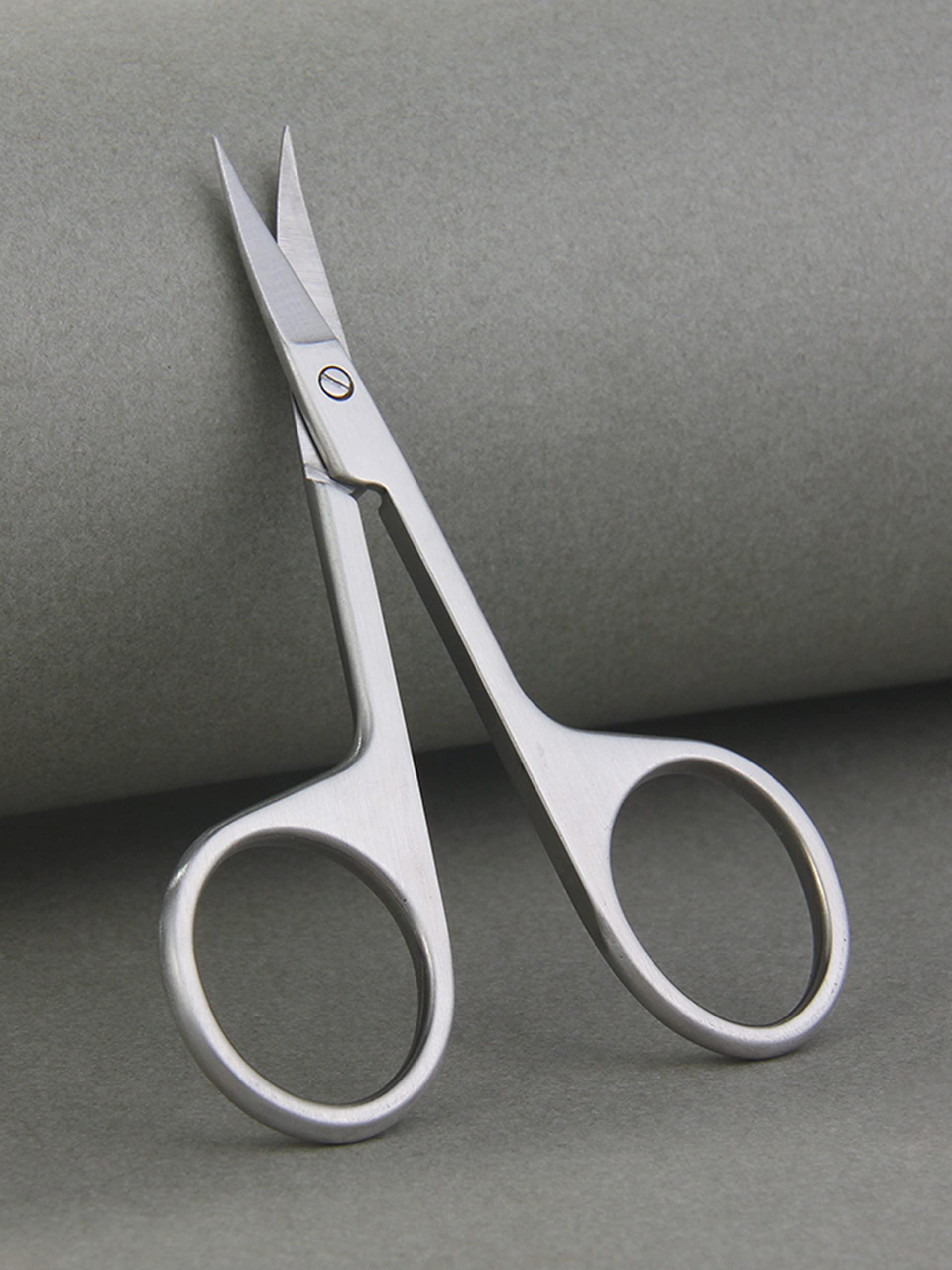 YOYOSO YOYOSO Stainless Steel Scrubbed Eyebrow Scissors-B Series (Pack Of 1)