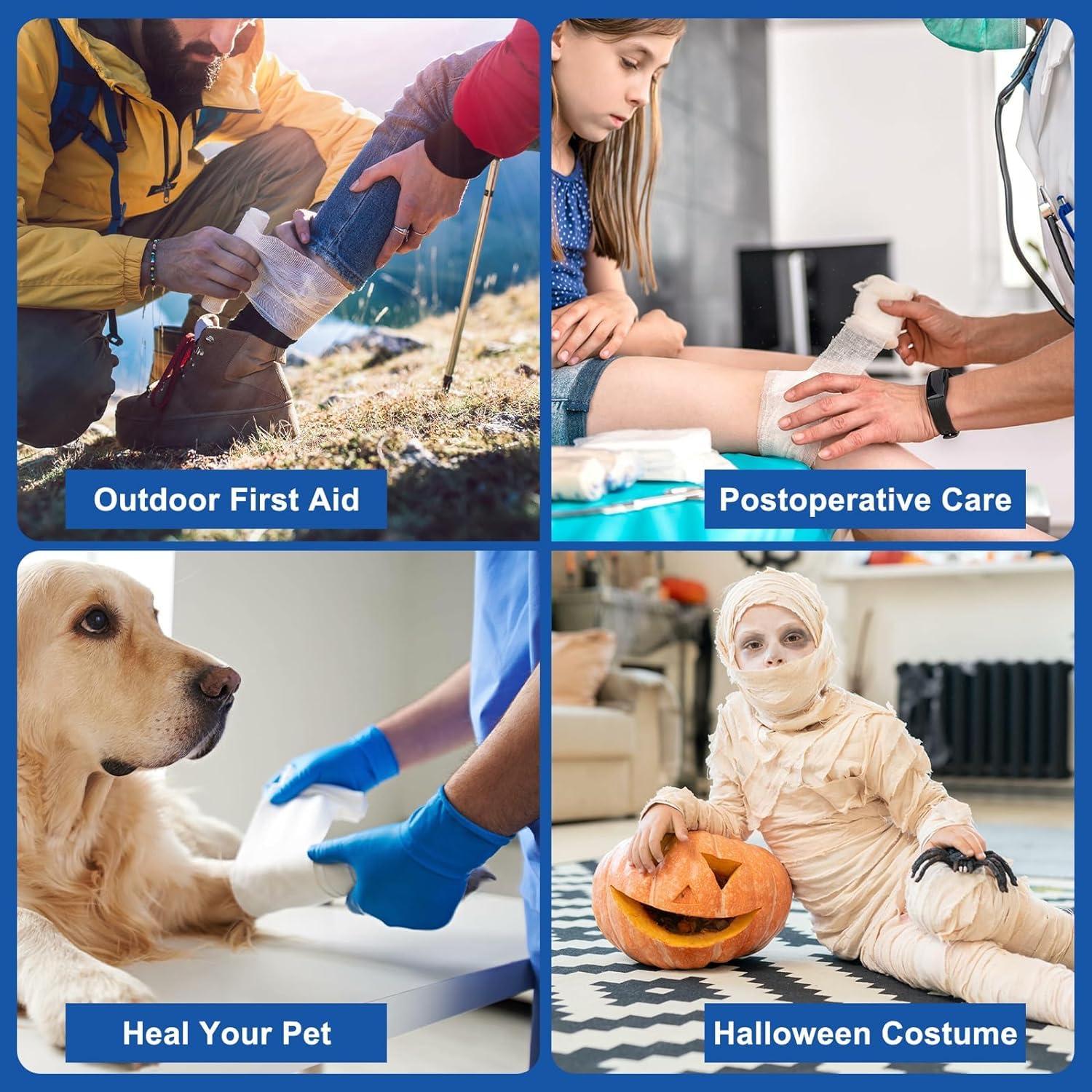 NUVO MEDSURG NUVO MEDSURG Roller Bandage - 15 Cms x 4 Mts - 12 Rolls