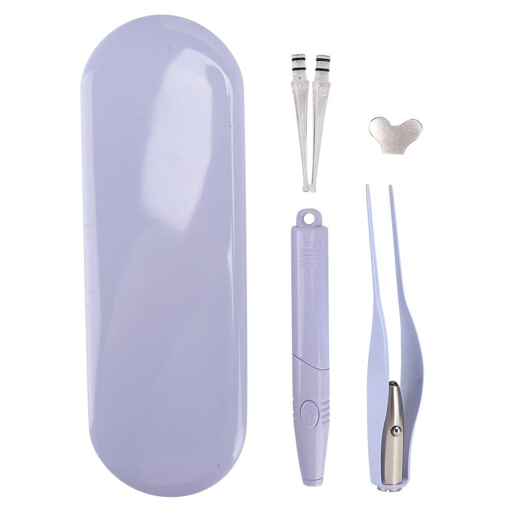 Shanrya Earpick, Ear Tweezers, Purple for Children Kids