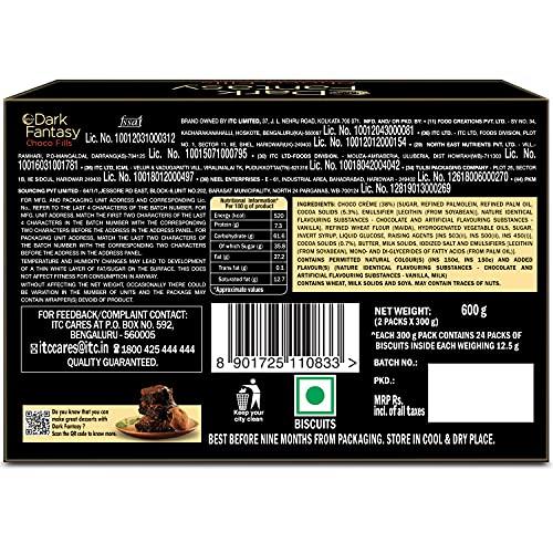 Sunfeast Sunfeast Dark Fantasy Choco Fills, 600 g , Candyman Fantastik Treat Pack, Choco Wafer Rolls, 200g