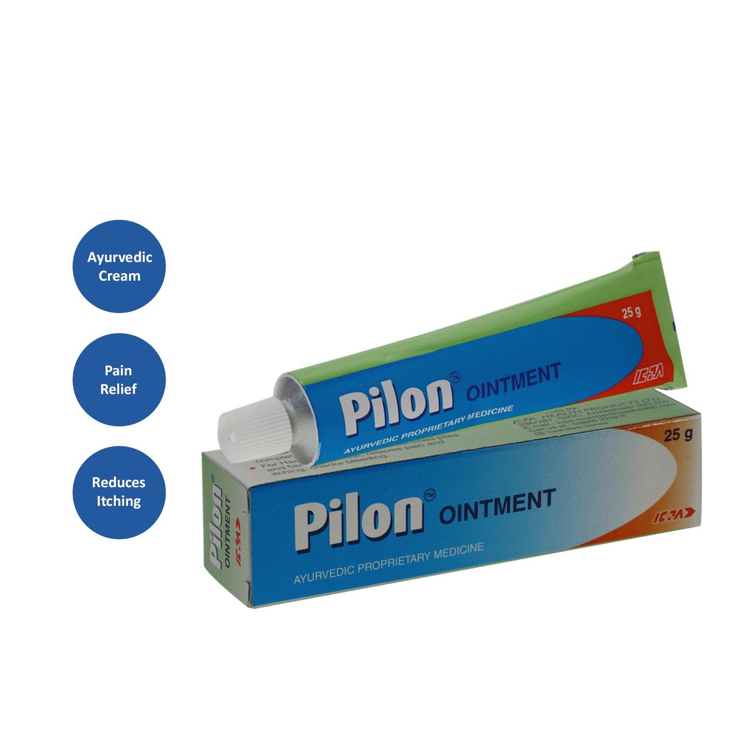 ICPA Icpa Pilon Ayurvedic Ointment For Piles - 25Gm (Pack Of 4)