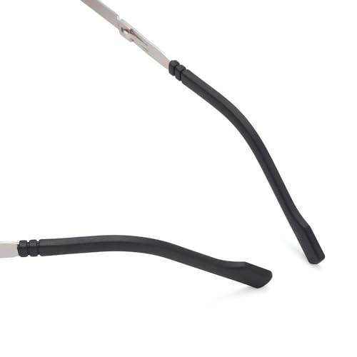 Besillia Besillia 1Pc Blue Anti-Light Reading Glasses Men Metal Foldable Presbyopia Spectacles Frame Cooling Glasses With Case +1.50 (+1.50)