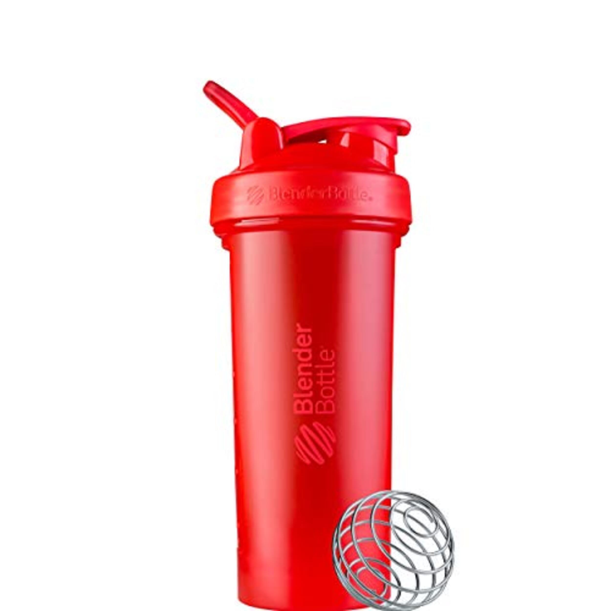 Blender Bottle BlenderBottle Classic V2 Shaker Bottle Cup Perfect for Protein Shakes and Pre Workout, 28-Ounce Bottle, Red